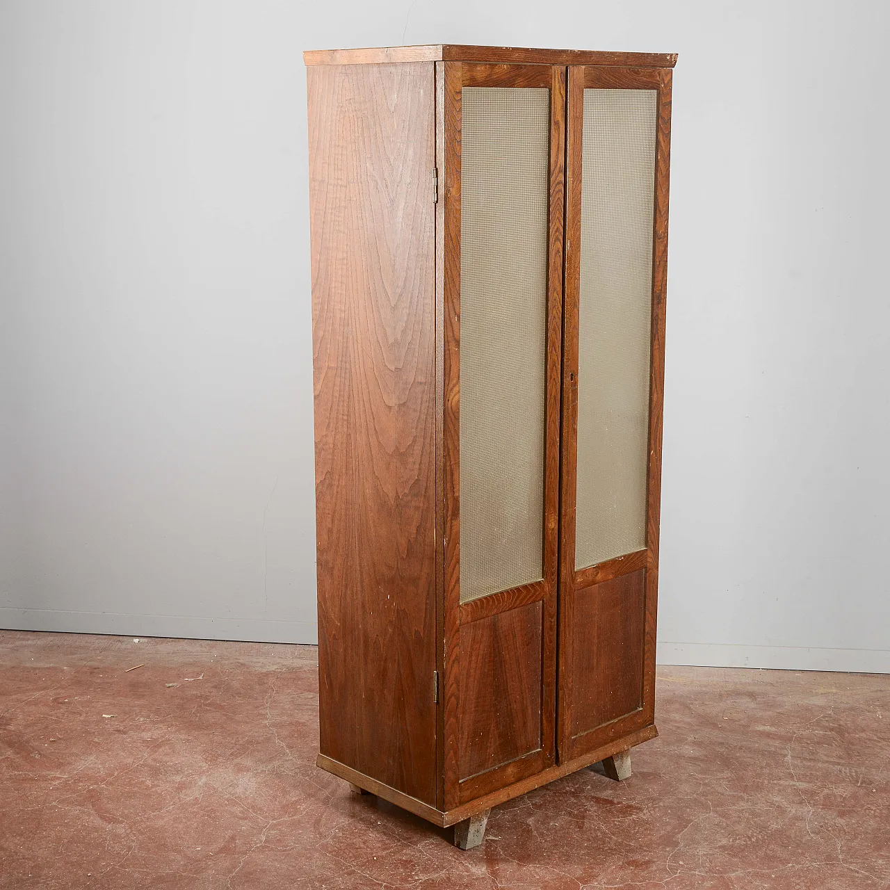 Credenza in legno e vetro, metà '900 8
