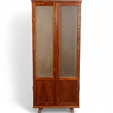 Credenza in legno e vetro, metà '900
