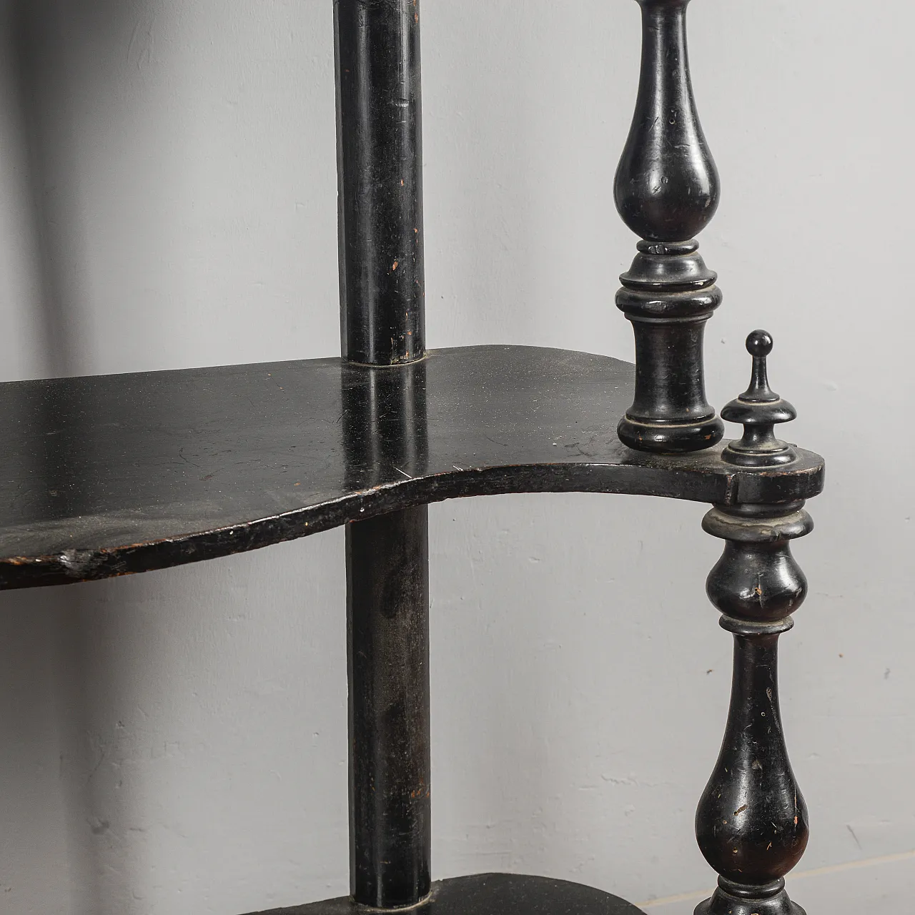 Louis-Philippe ebony-dyed wooden agere, 19th century 3