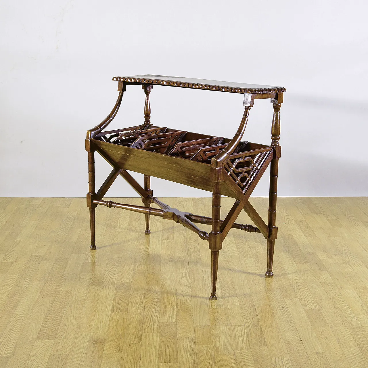Regency style mahogany magazine table first, 20th century 1