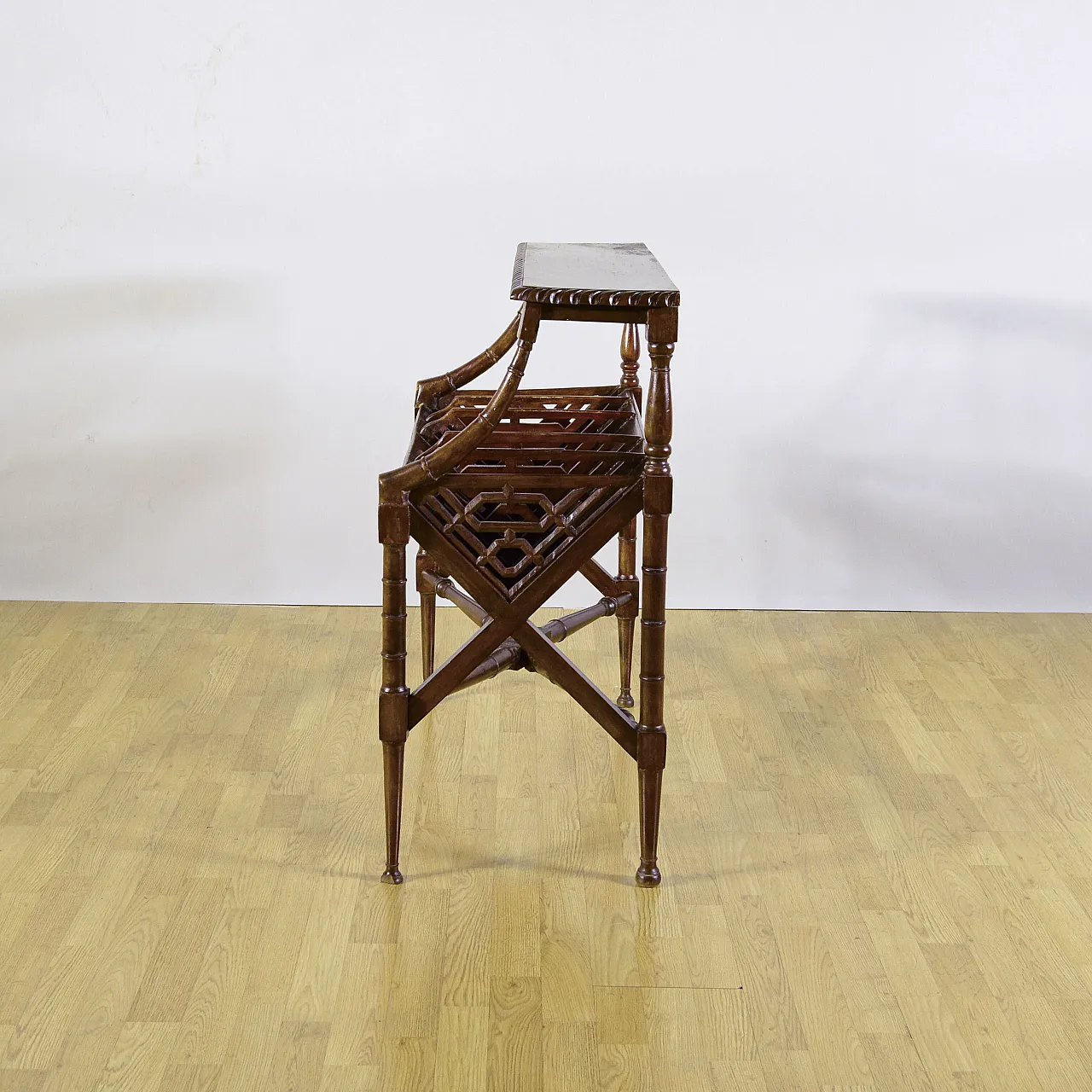 Regency style mahogany magazine table first, 20th century 4
