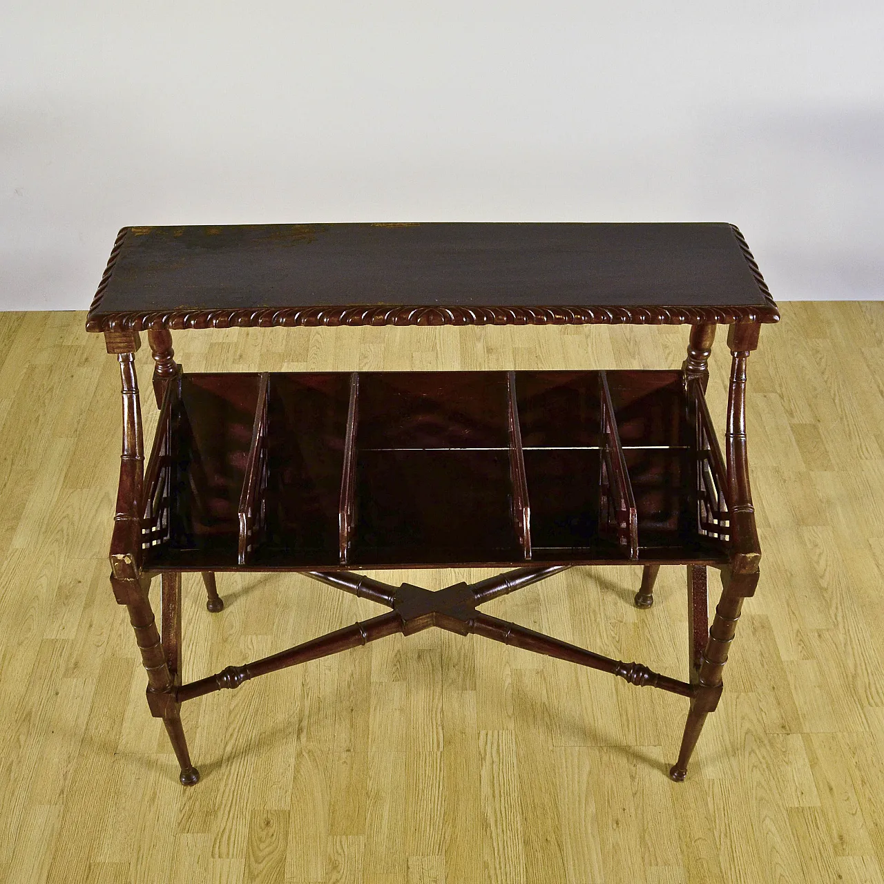 Regency style mahogany magazine table first, 20th century 6