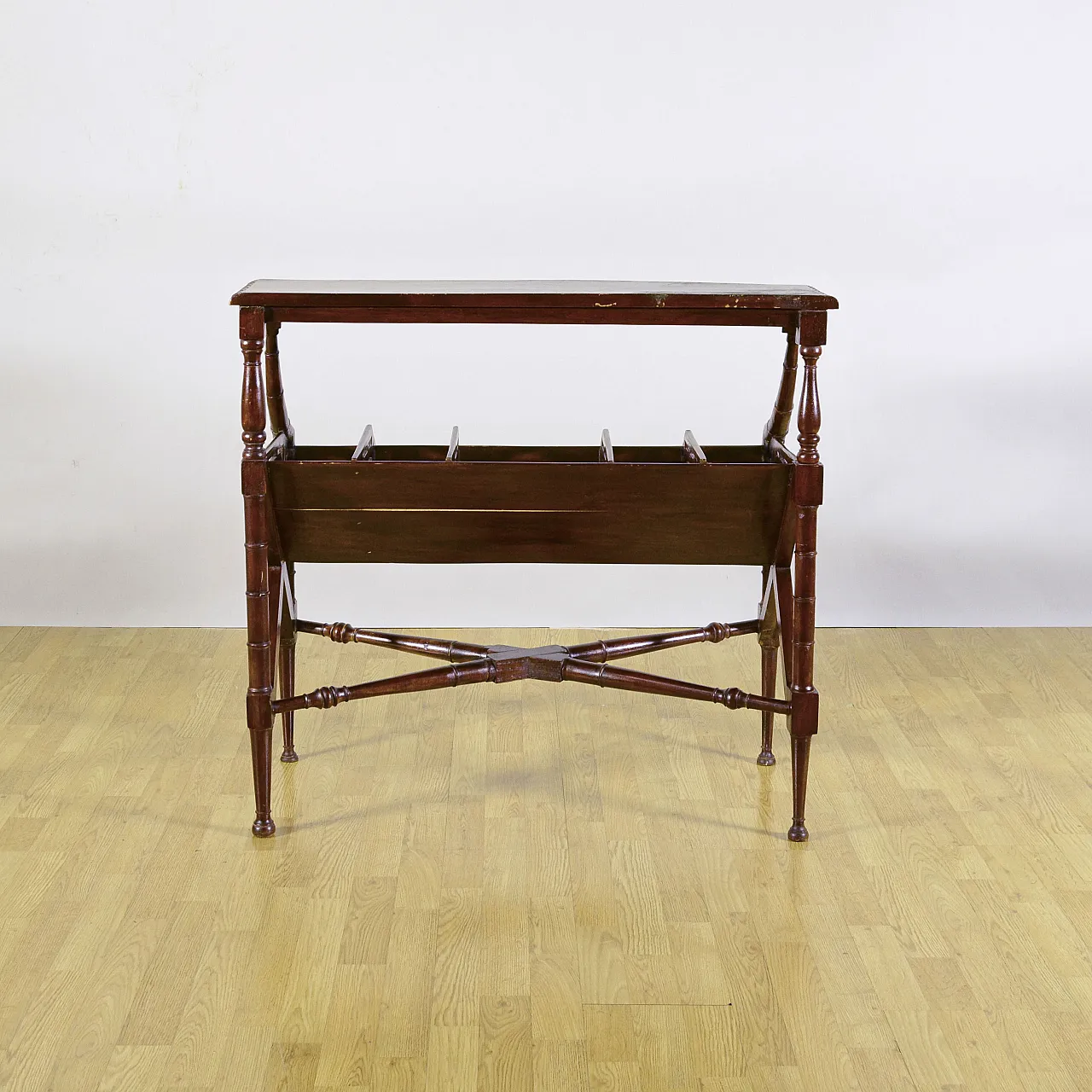 Regency style mahogany magazine table first, 20th century 8