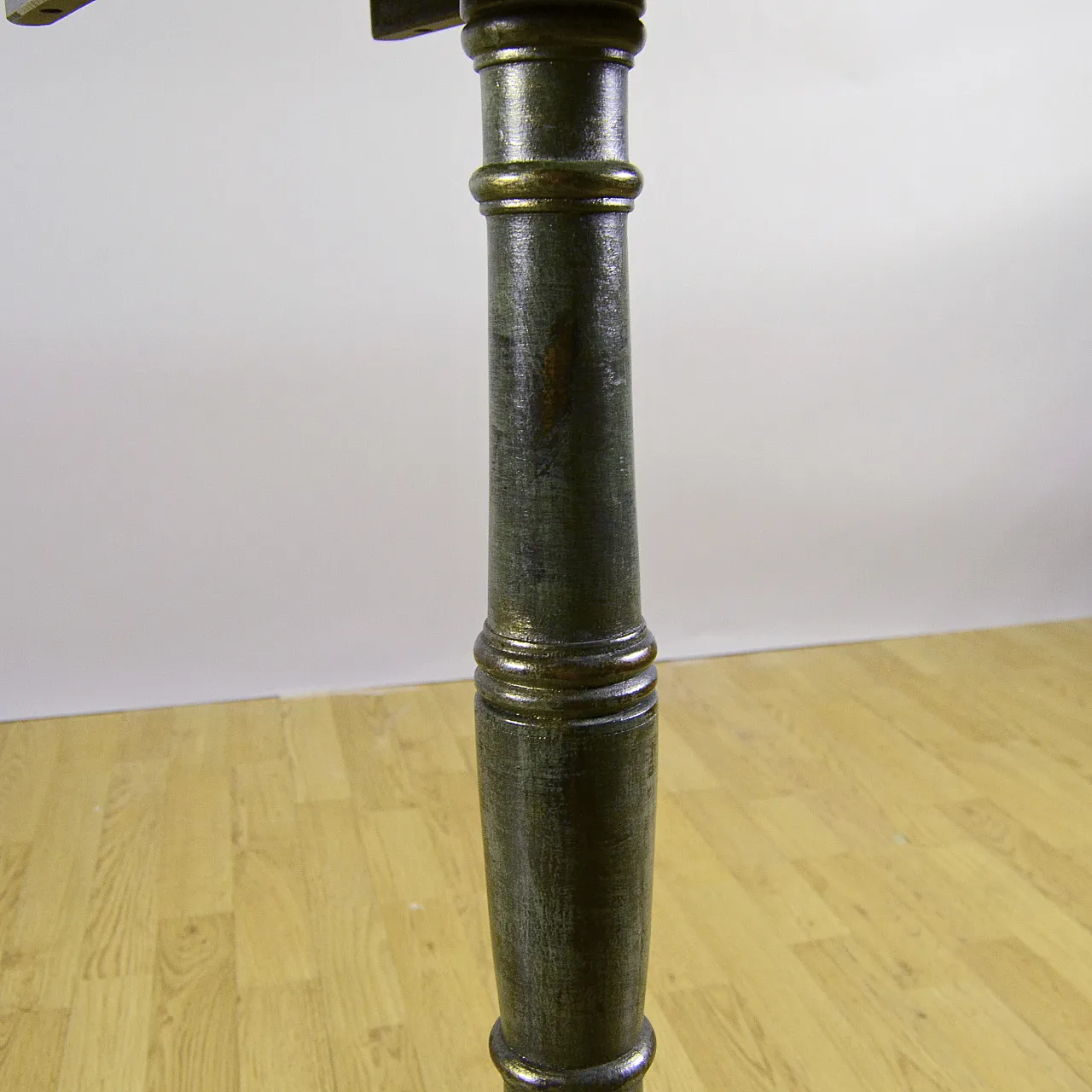 Round three-foot coffee table, early 20th century 4
