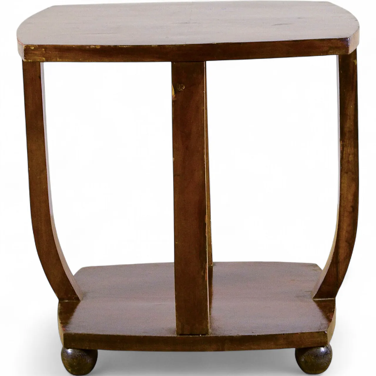 Solid wood coffee table, early 20th century 8