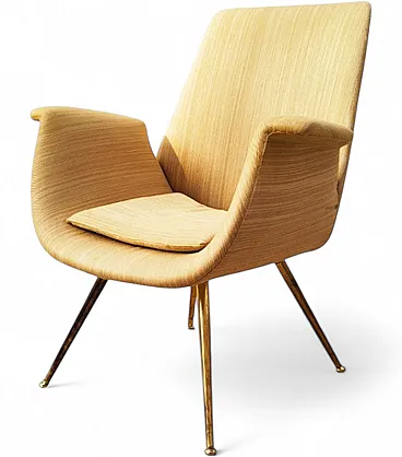 Fabric armchair by Rima, 1950s