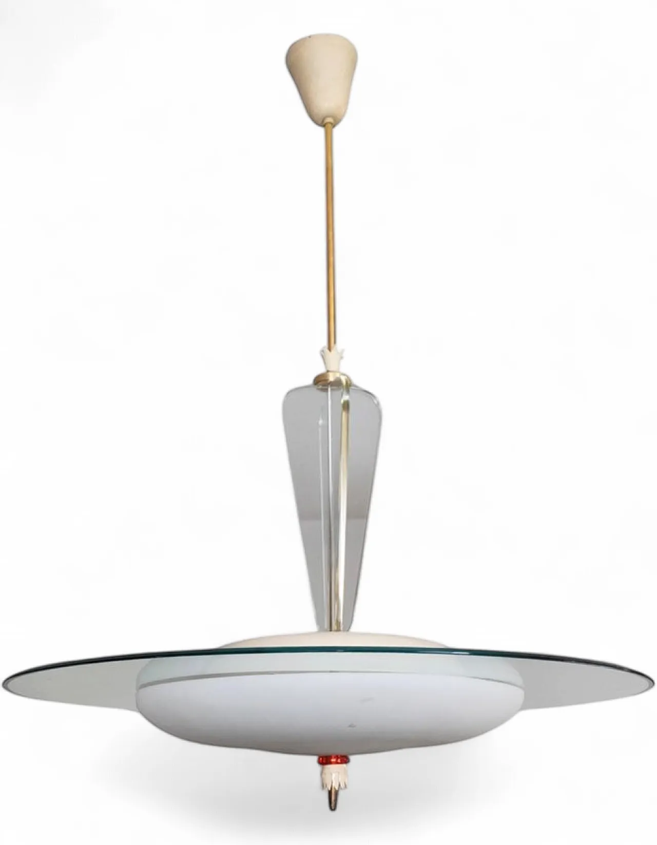 Pendant light by Gio Ponti for Fontana Arte, 1930s 4