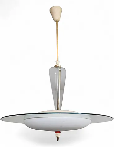 Pendant light by Gio Ponti for Fontana Arte, 1930s
