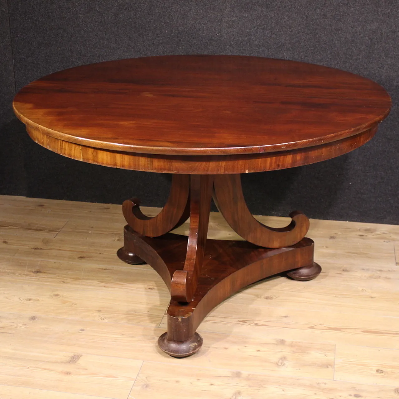 Dutch mahogany table, 19th century 1