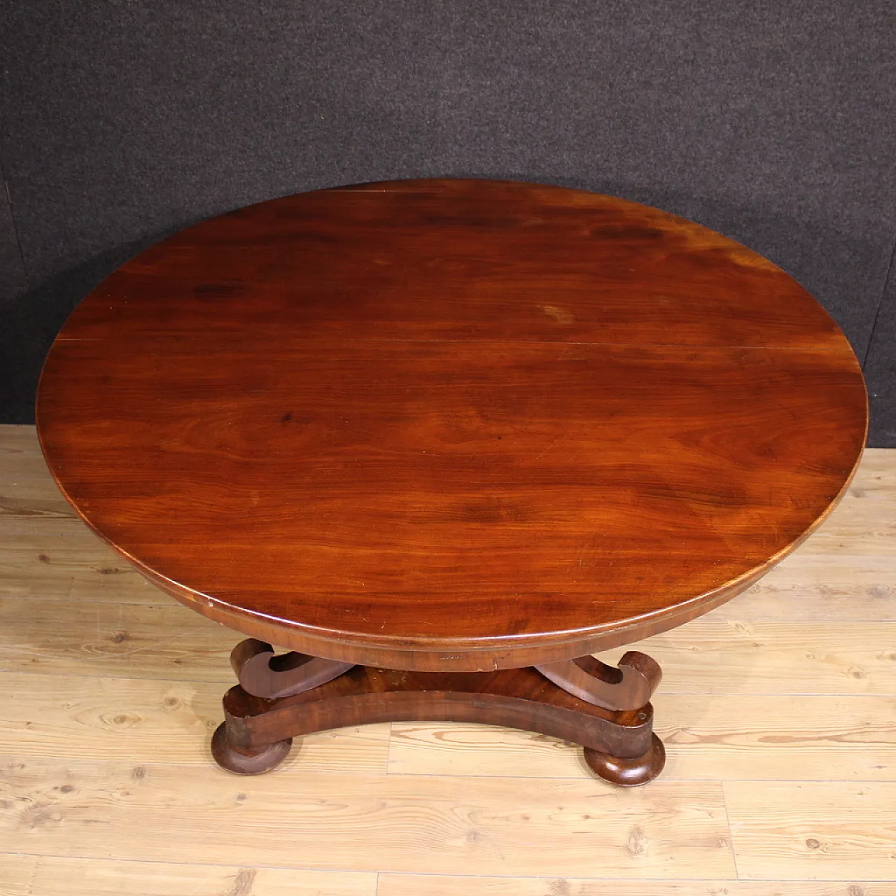 Dutch mahogany table, 19th century 5