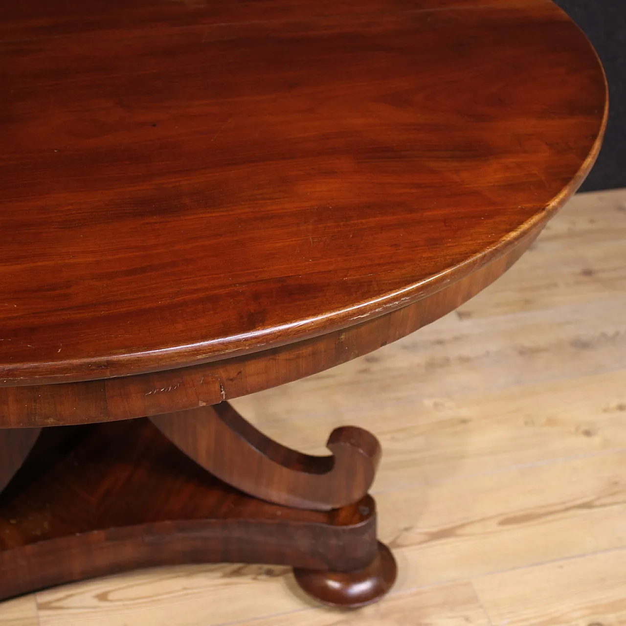 Dutch mahogany table, 19th century 7