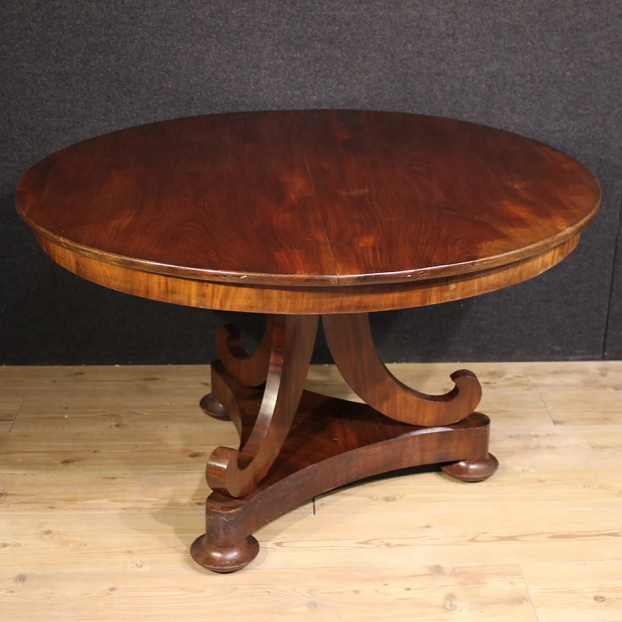 Dutch mahogany table, 19th century 8