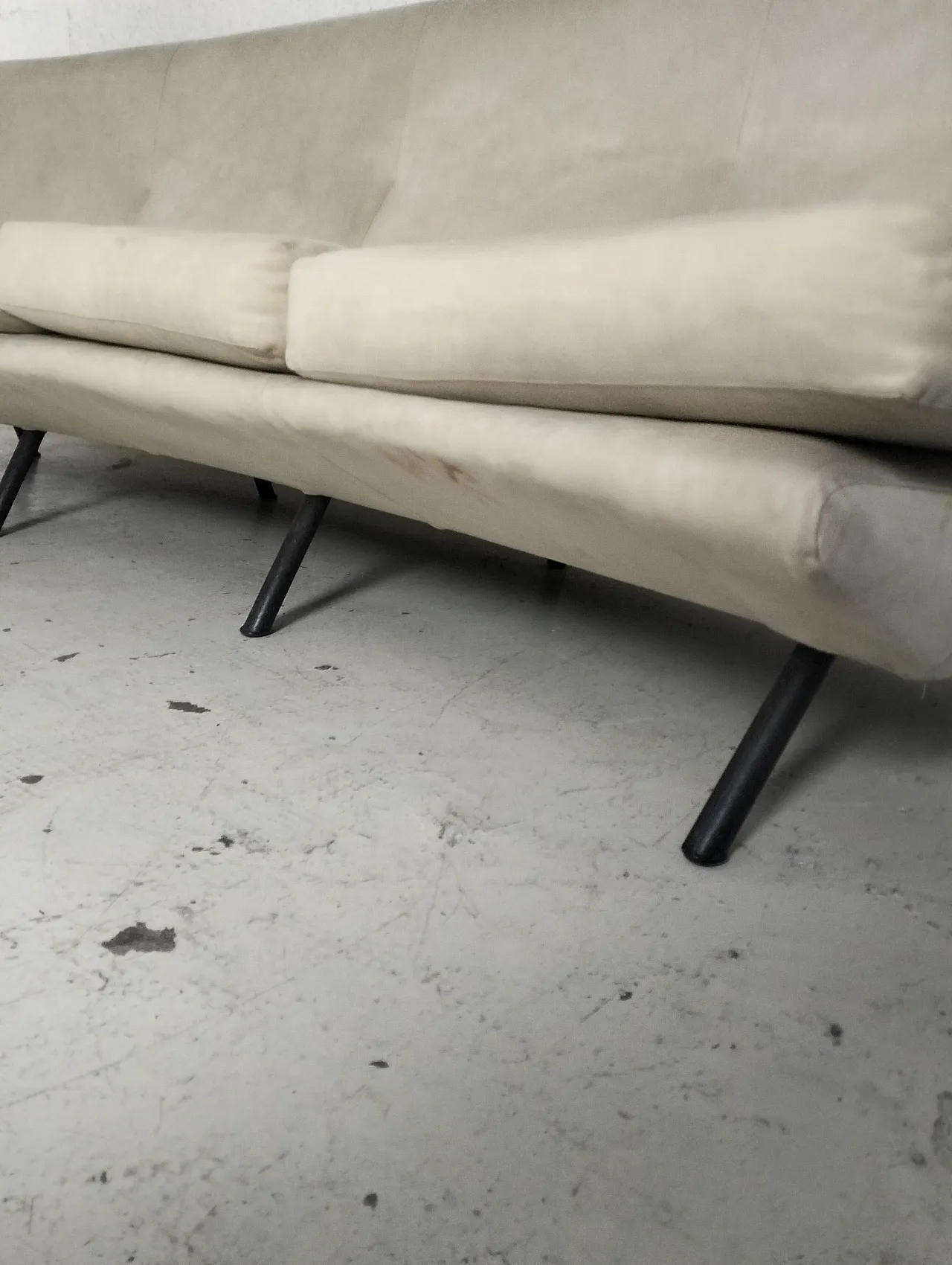 Triennale 4 seater curved sofa by Marco Zanuso for Arflex, 60s 8