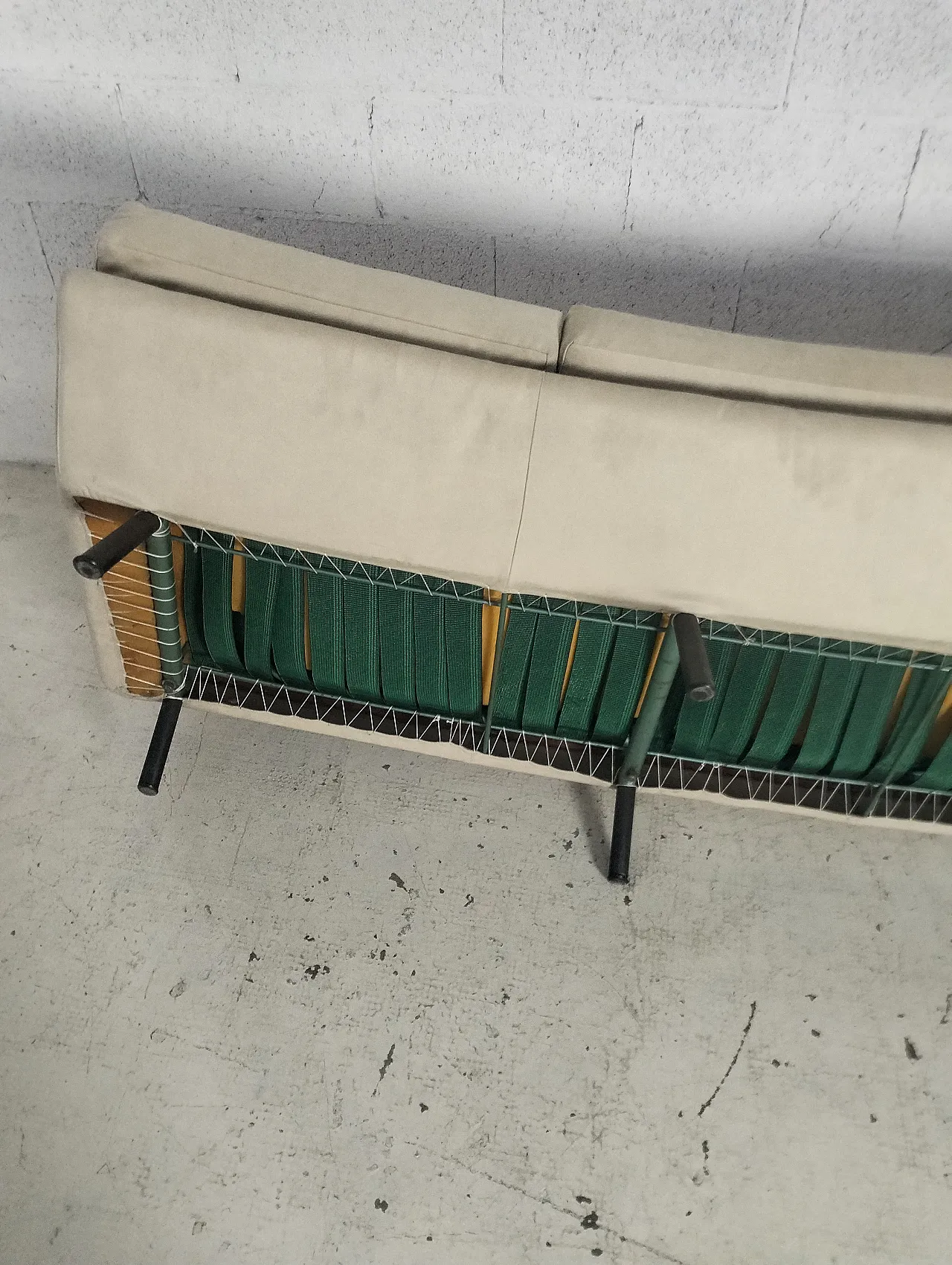 Triennale 4 seater curved sofa by Marco Zanuso for Arflex, 60s 11