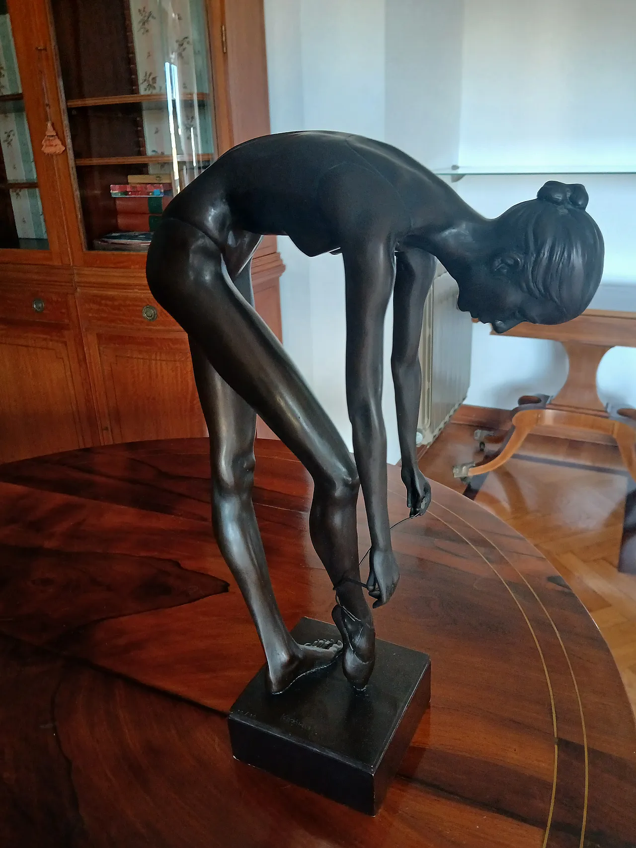 Scultura in bronzo di Wolfgang A. Kossuth, anni '90 1