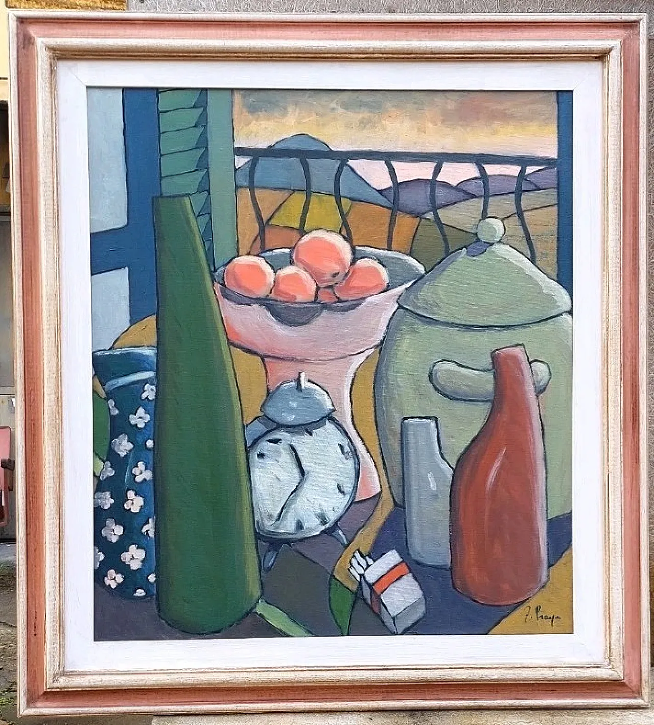 Still life with alarm clock by Franco Prayer, 20th century 1