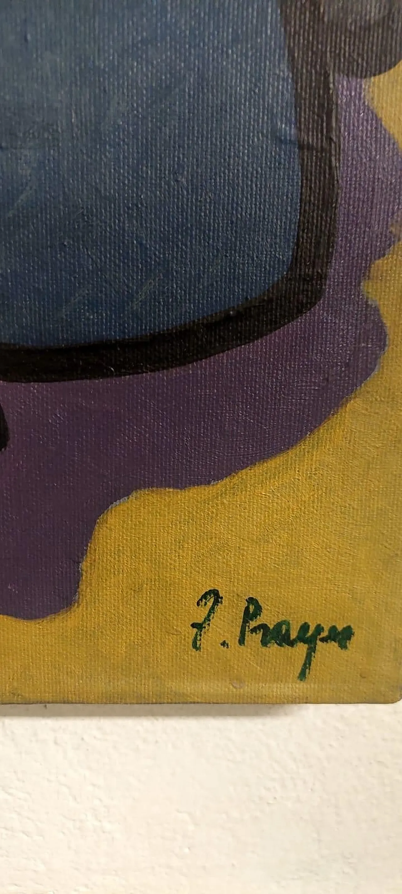 Still life by Franco Prayer, oil on canvas, 20th century 4