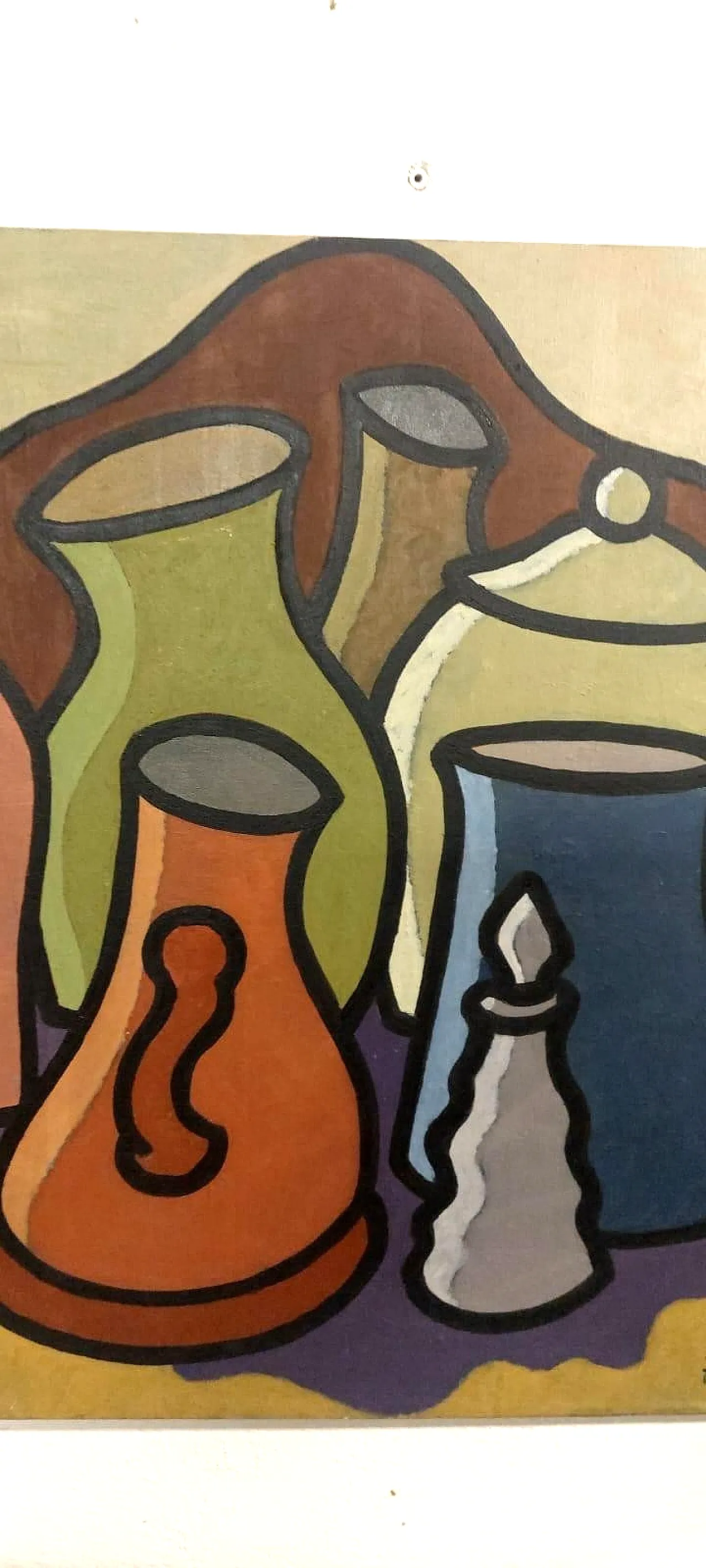 Still life by Franco Prayer, oil on canvas, 20th century 6