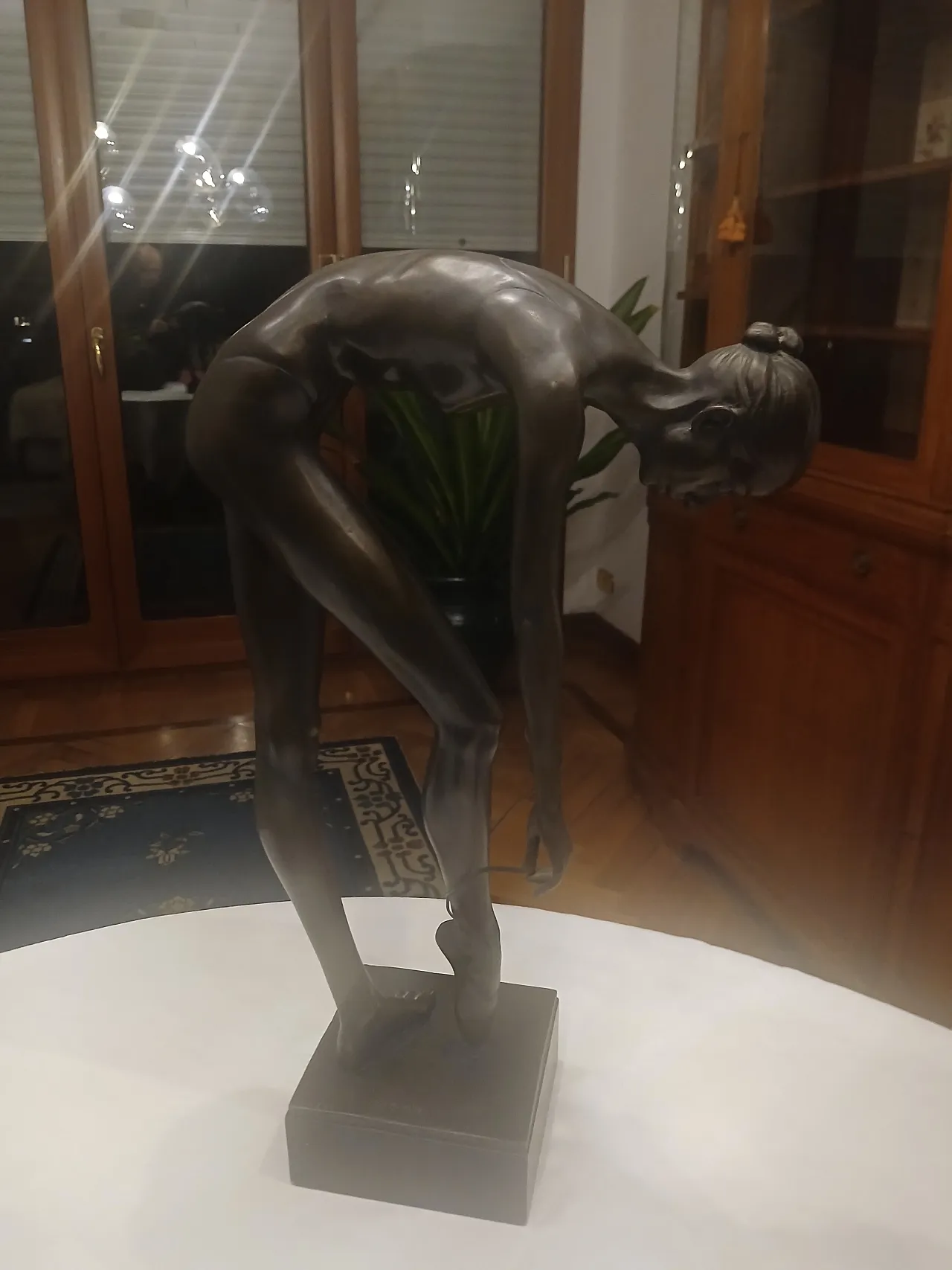 Scultura in bronzo di Wolfgang A. Kossuth, anni '90 3