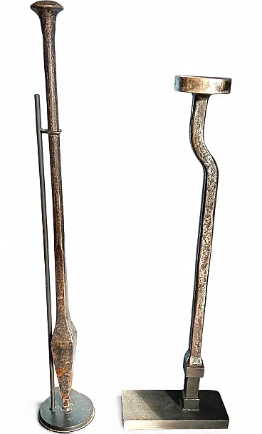 Coppia di incudini a stelo, anni '50