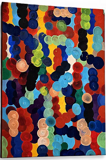 Large Abstract Painting – Constellations in Motion – T.C. Freiberger