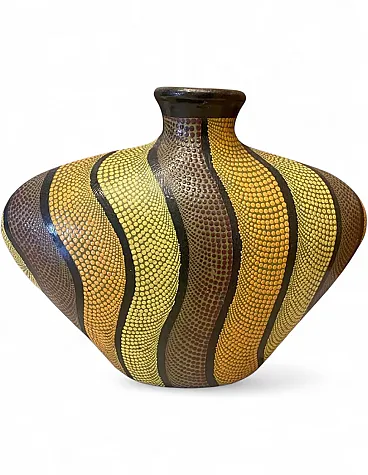 Decorative dotted vase from Bali, 2000s