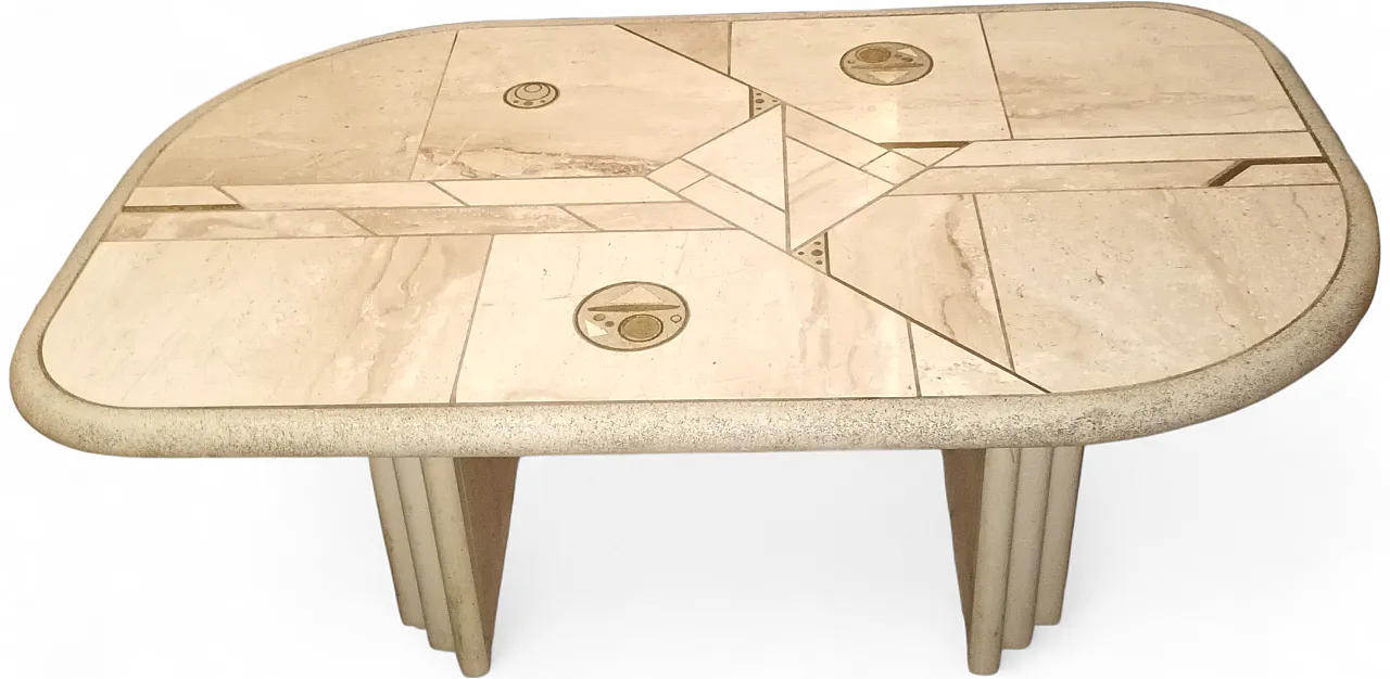 Corona coffee table by Renato Zevi for Fedam, 1970s 8