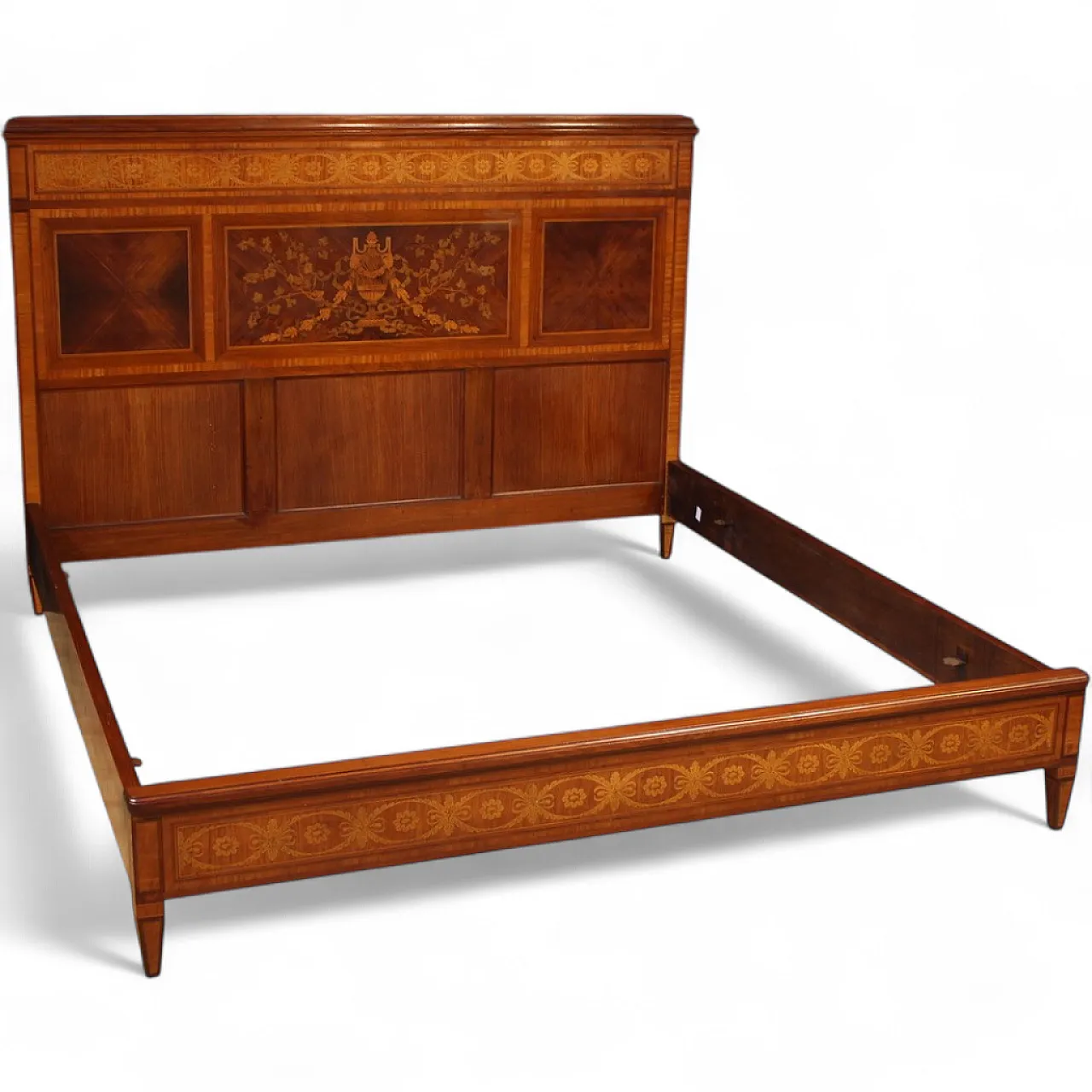 Letto matrimoniale italiano in stile Luigi XVI, '900 14