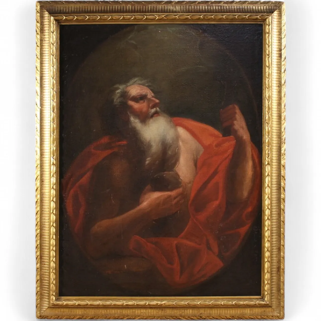 Italian painting Saint Jerome, 17th century 17