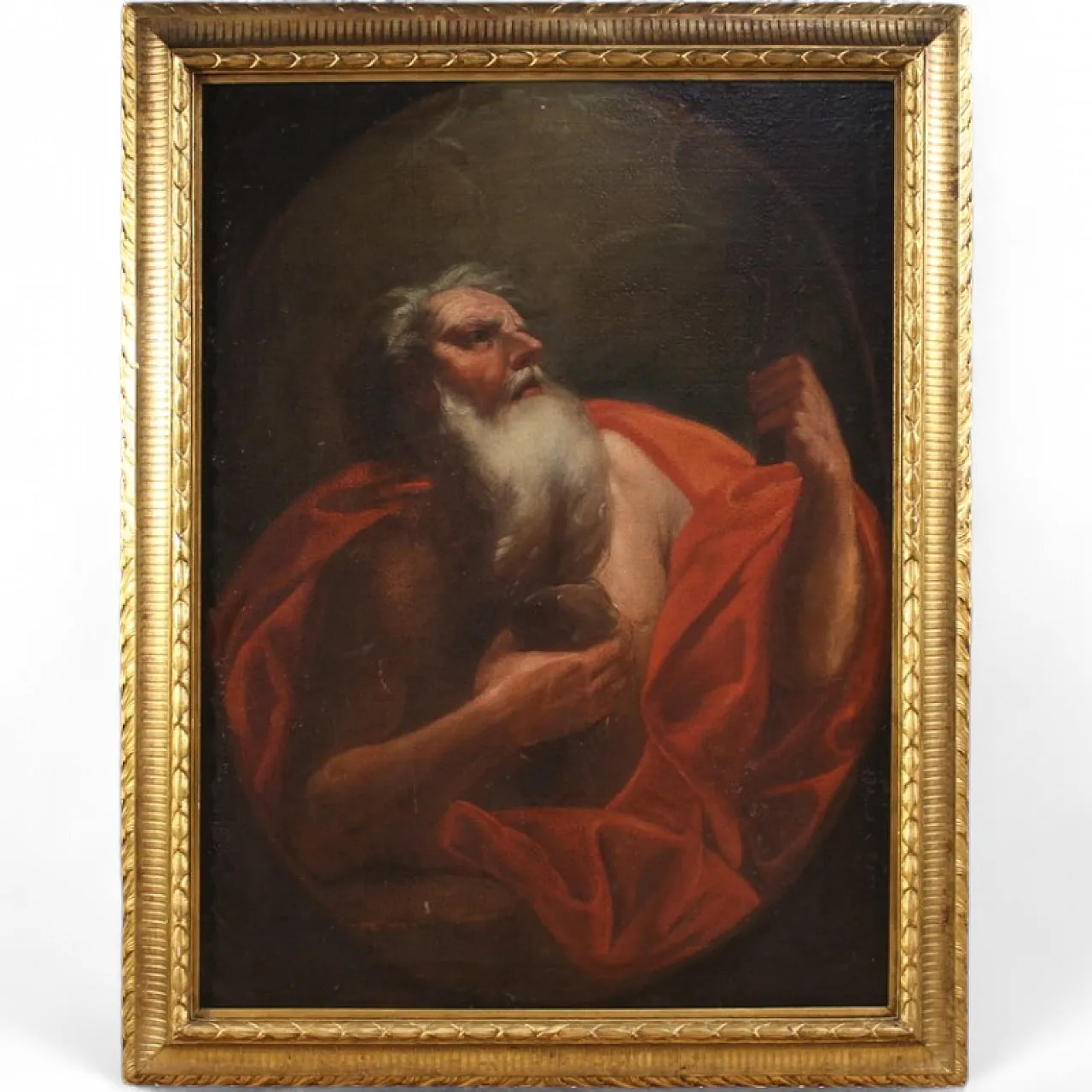 Italian painting Saint Jerome, 17th century 18