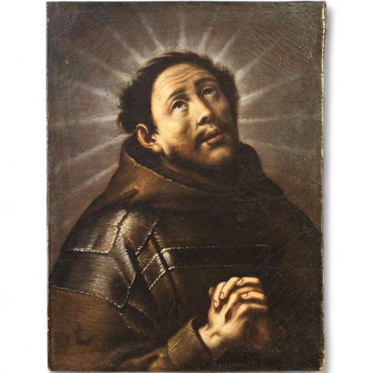 Italian painting Ecstasy of Saint Francis, 18th century 16