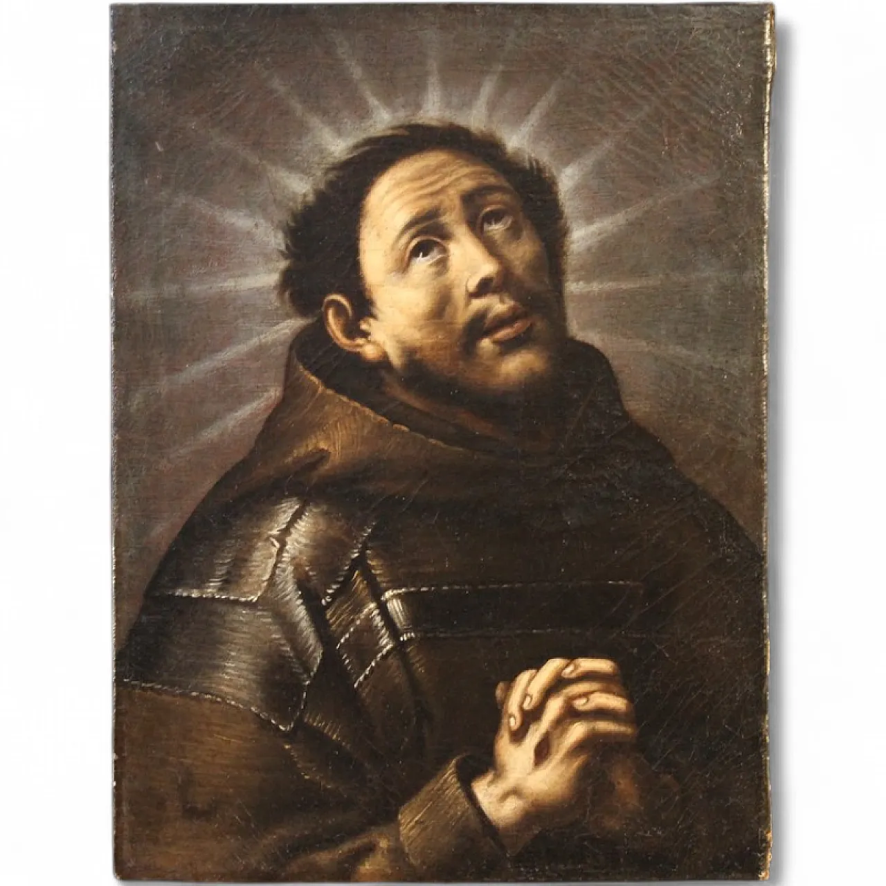 Italian painting Ecstasy of Saint Francis, 18th century 18