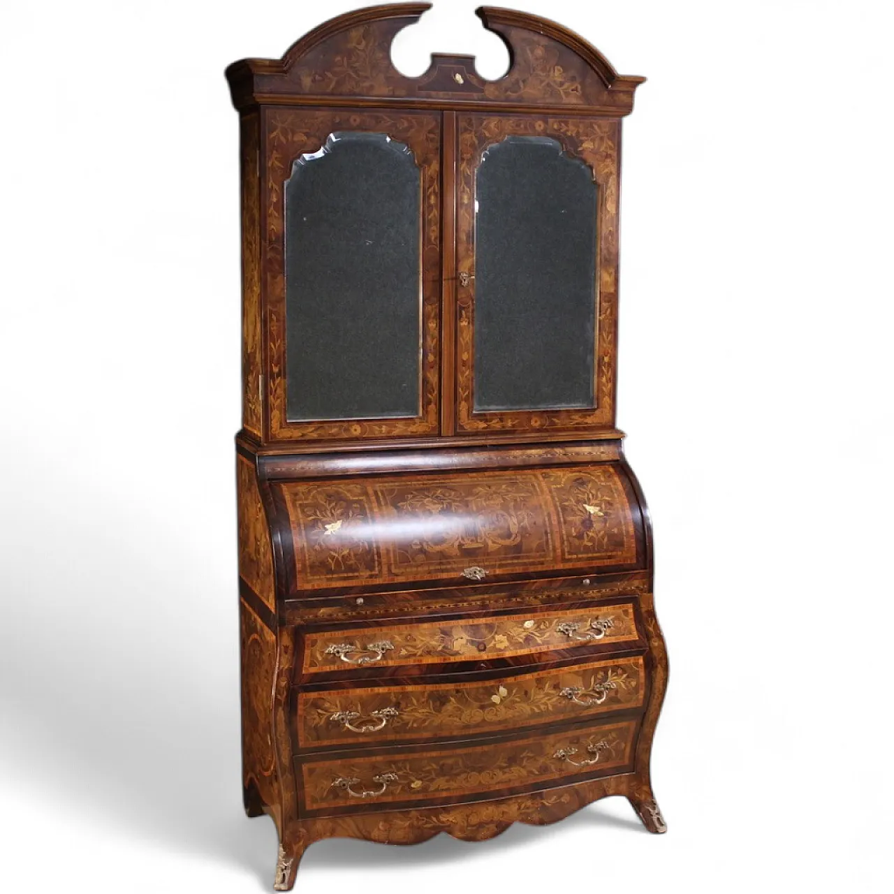 Dutch inlaid trumeau, 20th century 13