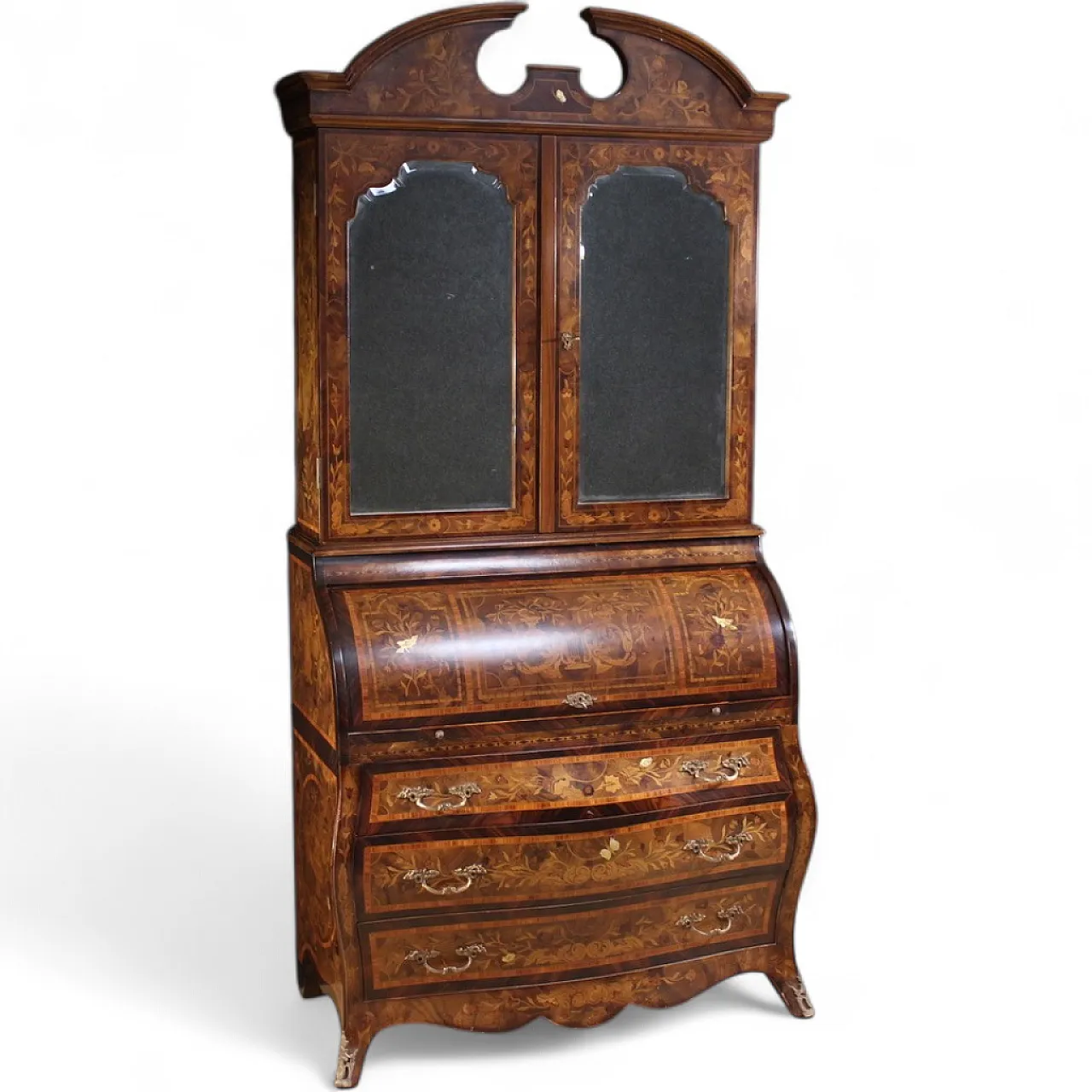 Dutch inlaid trumeau, 20th century 14