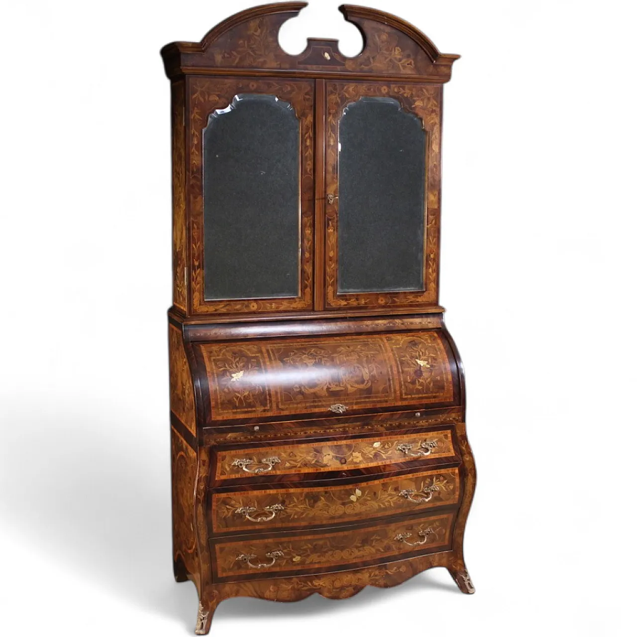 Dutch inlaid trumeau, 20th century 15