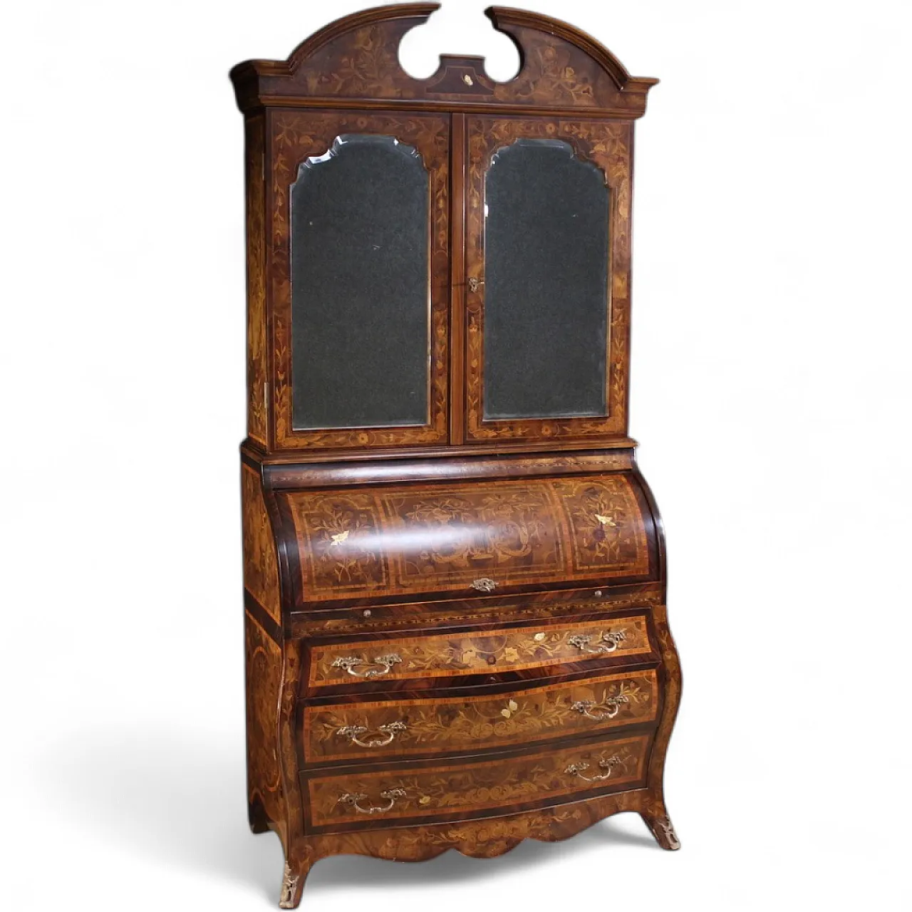 Dutch inlaid trumeau, 20th century 16