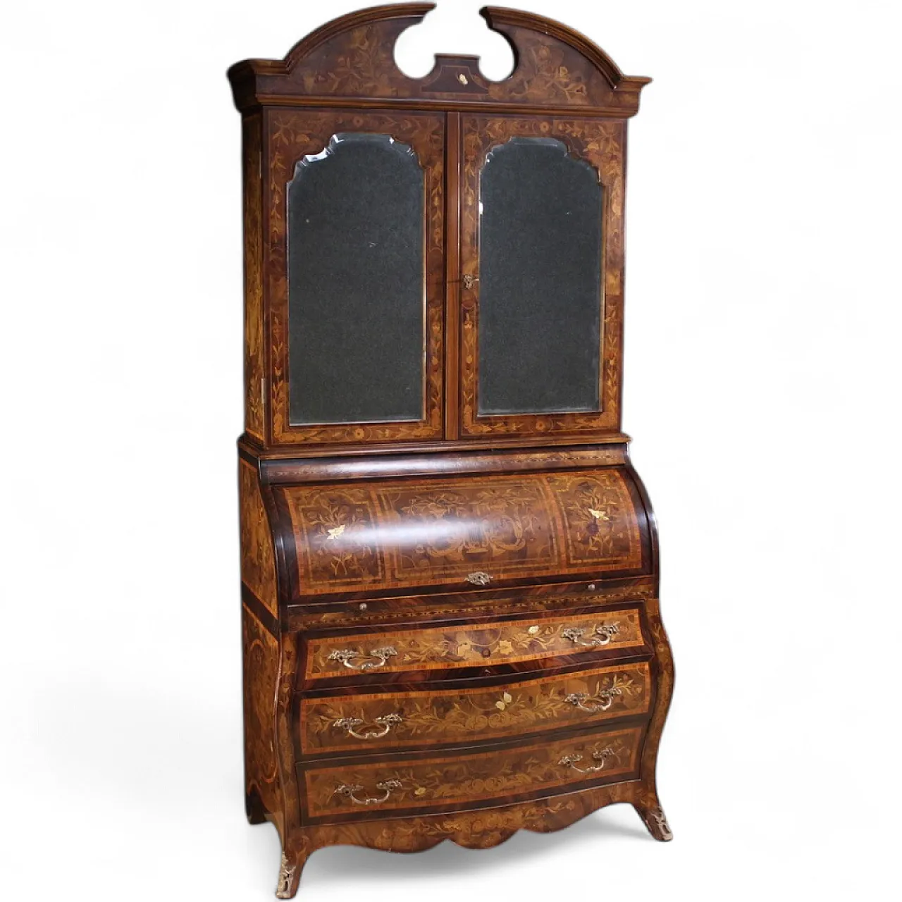 Dutch inlaid trumeau, 20th century 17