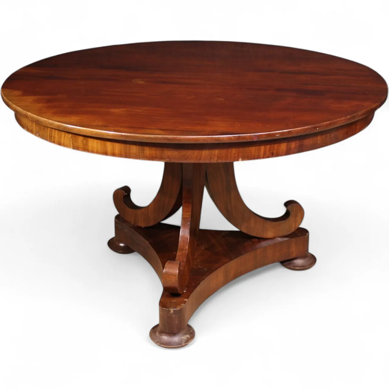 Dutch mahogany table, 19th century 13