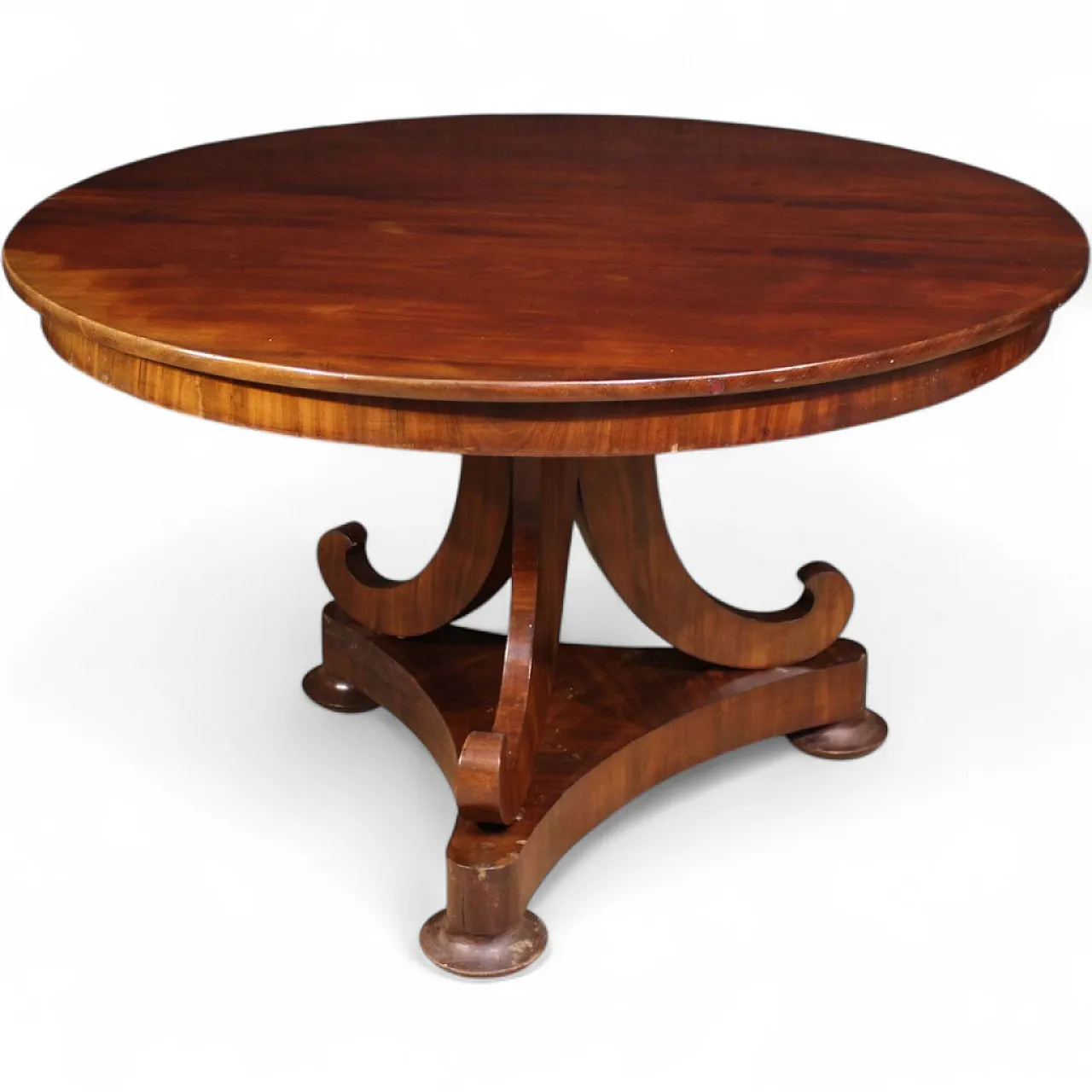 Dutch mahogany table, 19th century 14