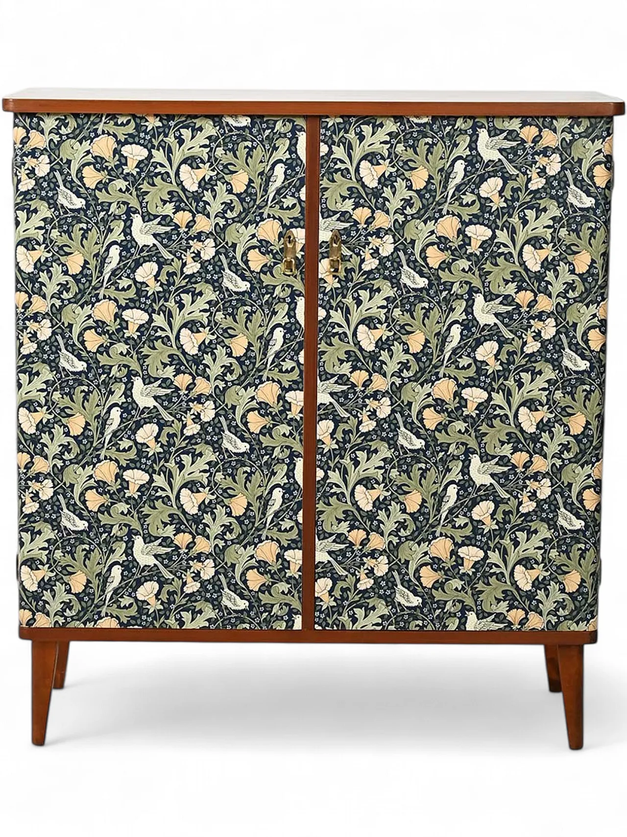 Scandinavian upholstered cabinet, 1950s 13