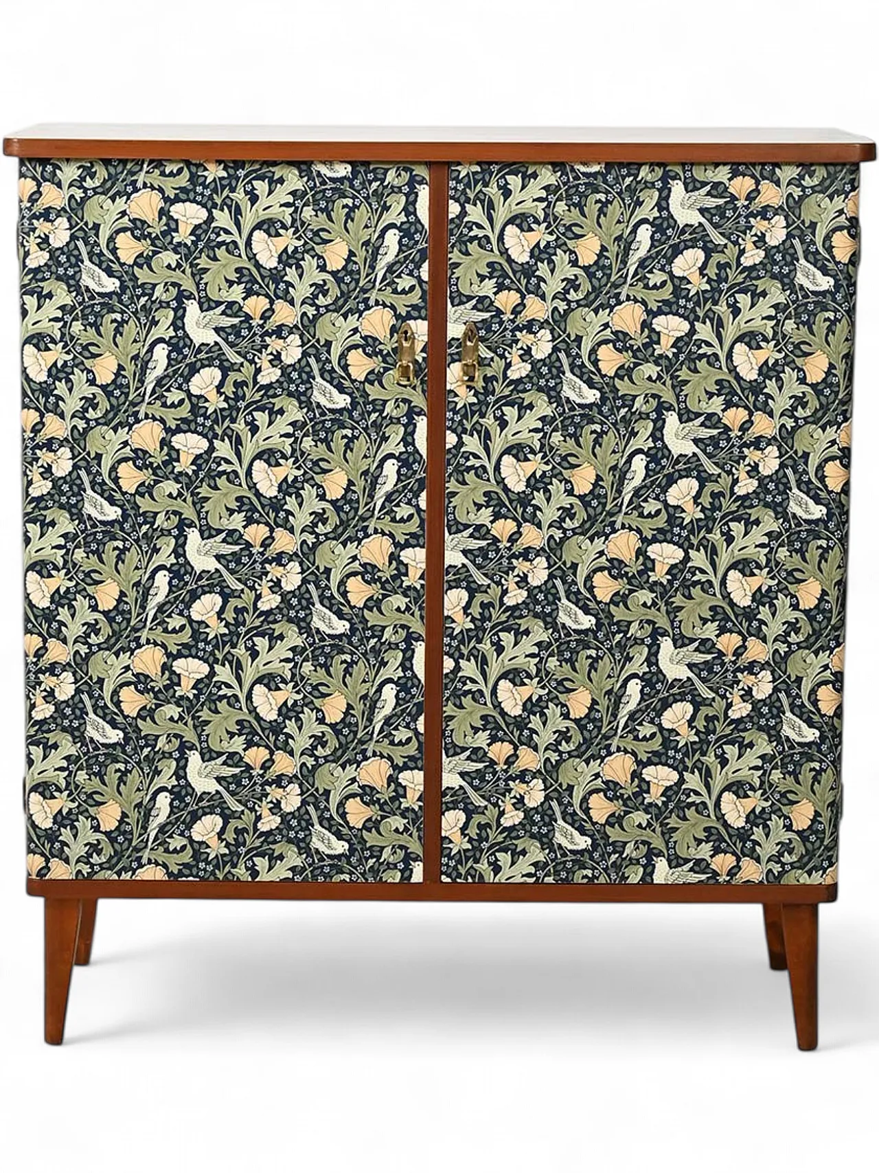 Scandinavian upholstered cabinet, 1950s 14