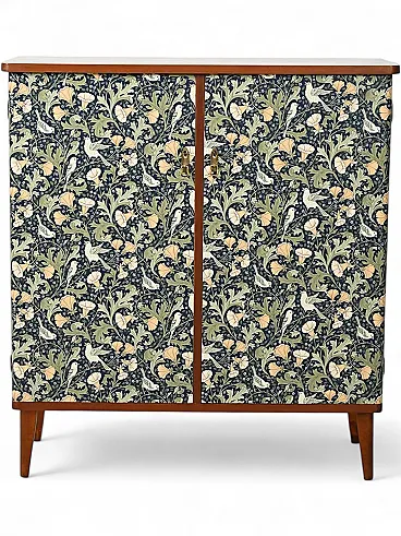 Scandinavian upholstered cabinet, 1950s