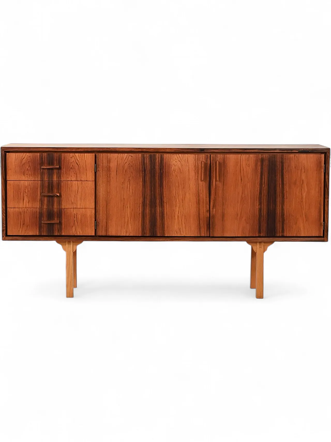 Small Scandinavian sideboard in rosewood 13