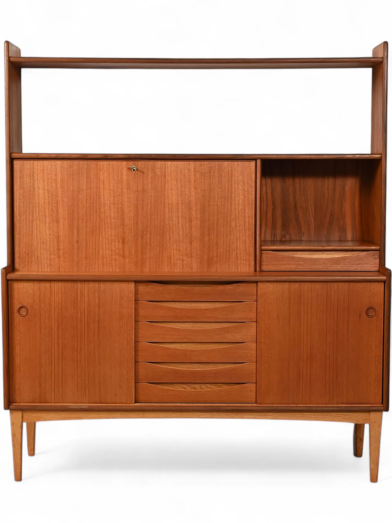 Sideboard with teak bookcase from Brantorps 13