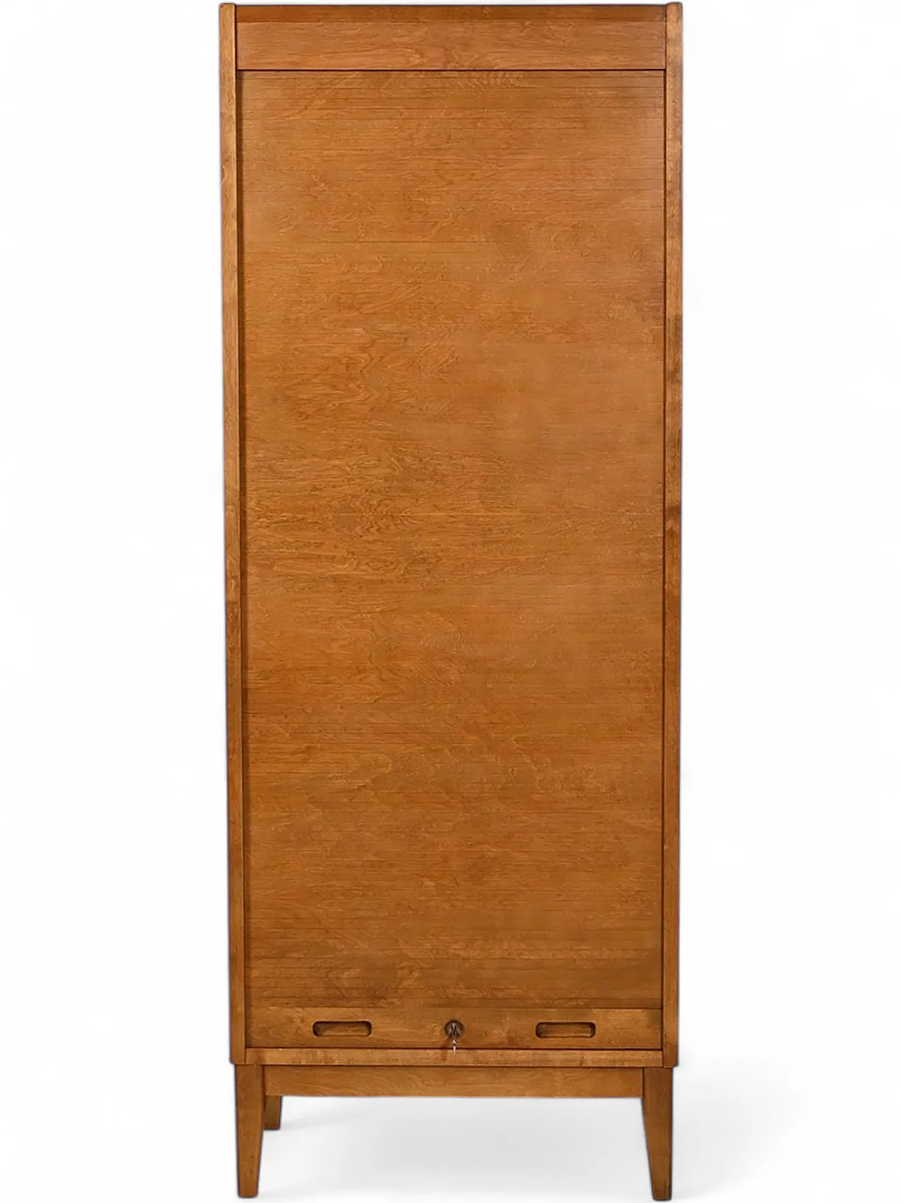 Scandinavian archive cabinet with vertical shutter, 1963 11