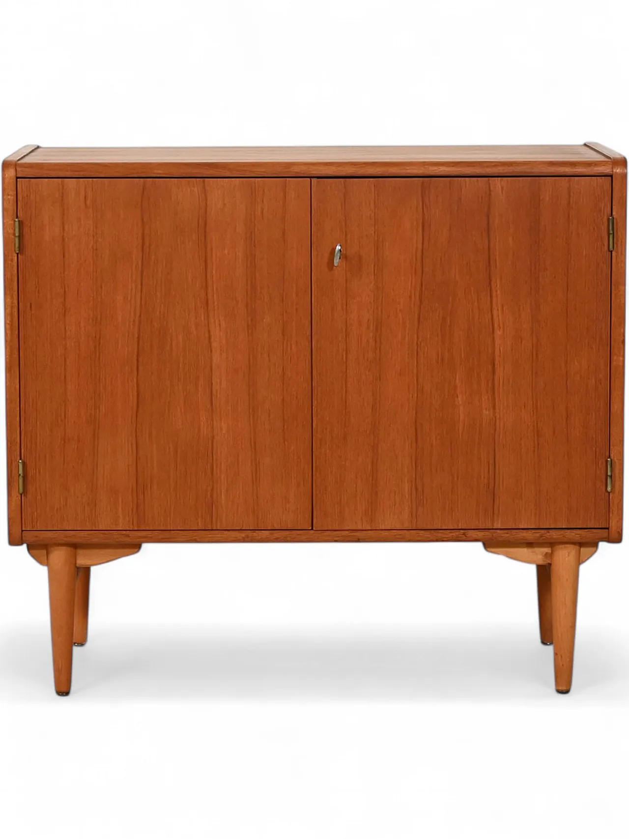 Sonett Scandinavian teak and oak cabinet, 1960s 10
