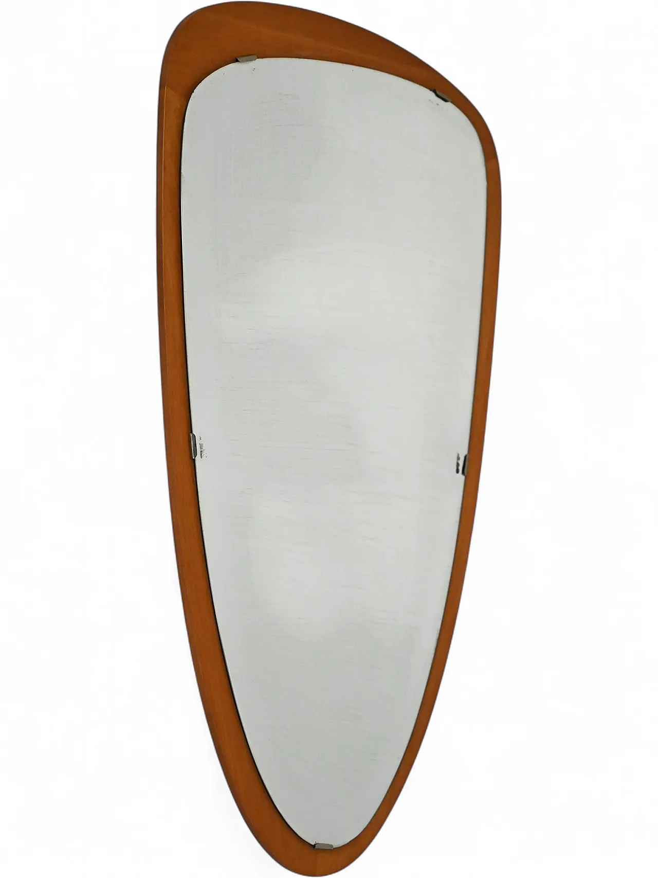 Specchio scandinavo a goccia, anni ’60 5