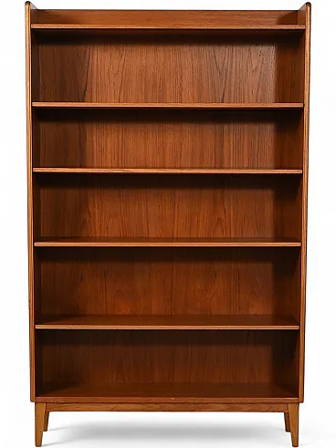 Scandinavian teak bookcase by Ferdinand Lundquist, 1960s