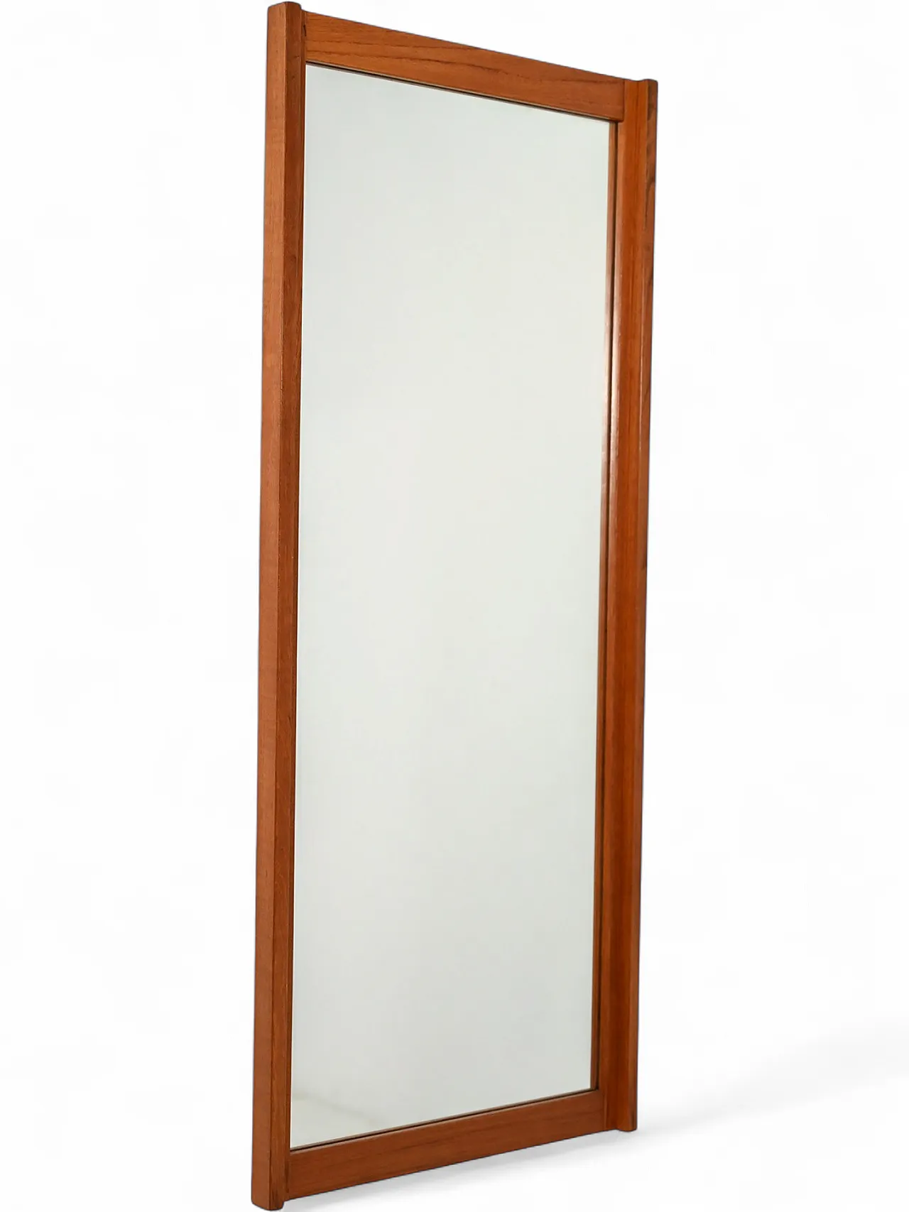 Specchio scandinavo in teak, anni '60 7