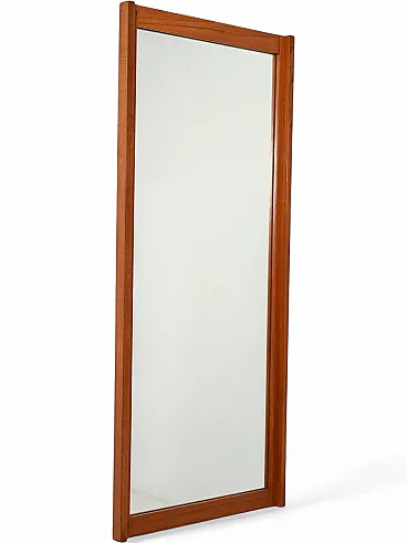 Scandinavian teak mirror, 1960s